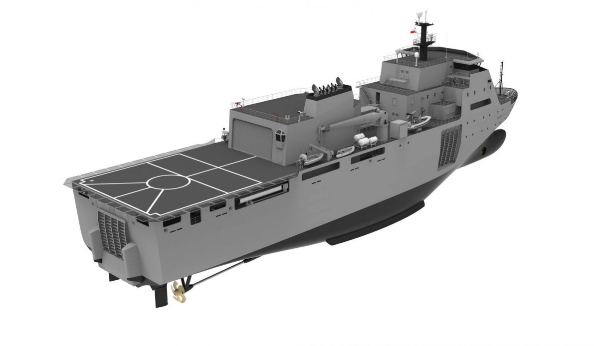 Diseu00f1o buque multiporpu00f3sito proyecto Escotillu00f3n IV Armada de Chile imagen Vard Marine 004