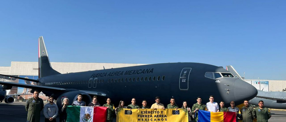 FAM envía Boeing 737 800NG para evacuar mexicanos de Ucrania