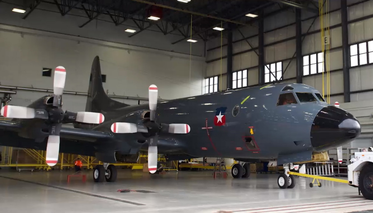 P3ACH Orion de la Armada de Chile en IMP Aerospace