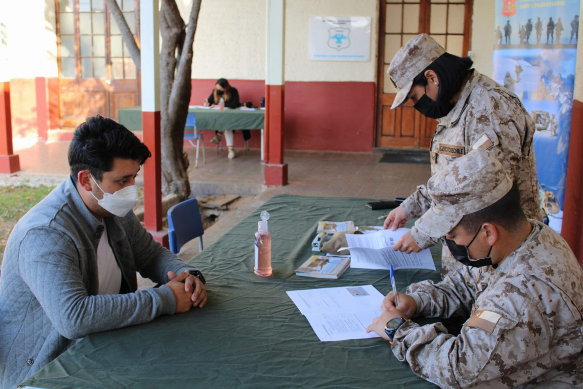 Proceso de selecciu00f3n de soldados conscriptos foto Eju00e9rcito de Chile