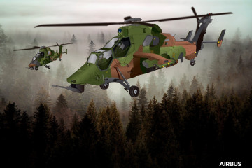Aspecto de los futuros helicópteros Tigre MkIII. Imagen Airbus Helicopters