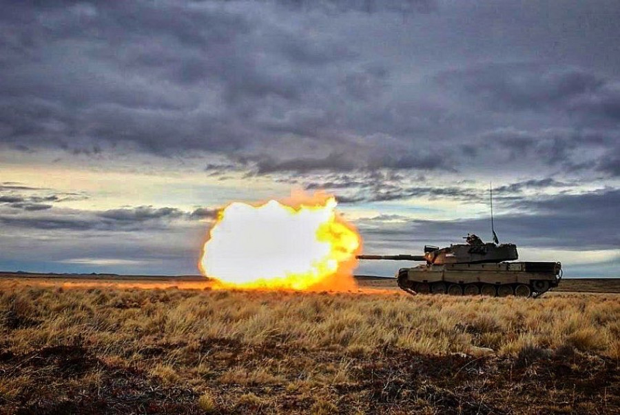 Tanque Leopard 1V foto Ejército de Chile
