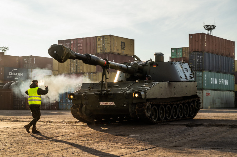 Llegada obus m109 letonia