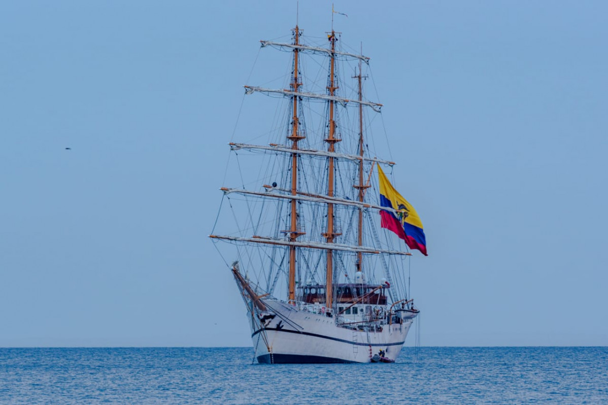 Buque escuela Guayas de la Armada de Ecuador foto Armada de Chile