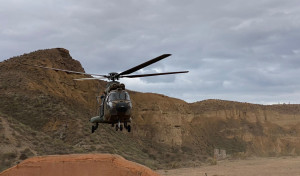 Helicópteros Tigre y Cougar en el ejercicio Gruflex de la Armada