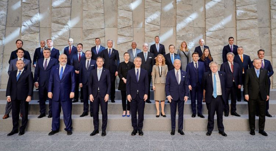 Jefes de Esado y de Gobierno de la OTAN en Bruselas el 24 de marzo de 2022. Foto OTAN