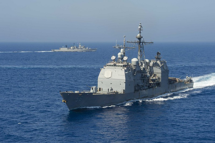 Buque de la clase Ticonderoga USS San Jacinto (CG 56). Foto US Navy