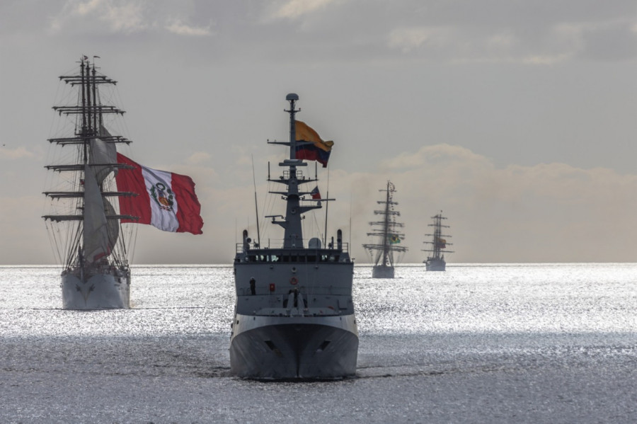 Velas Latinoamérica 2022 en Punta Arenas foto Armada de Chile