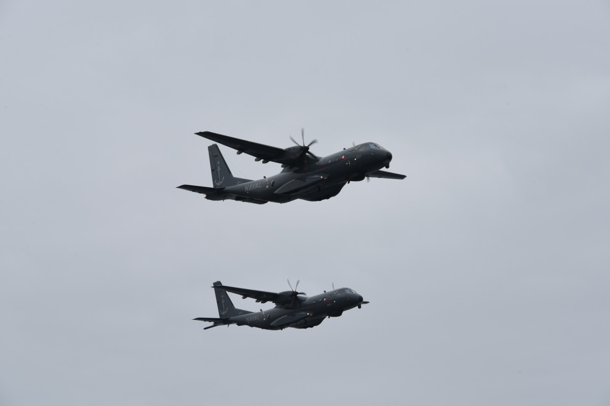 Aviones de exploraciu00f3n aeromaru00edtima y lucha antisubmarina C295 Persuader Aviaciu00f3n Naval Foto Armada de Chile