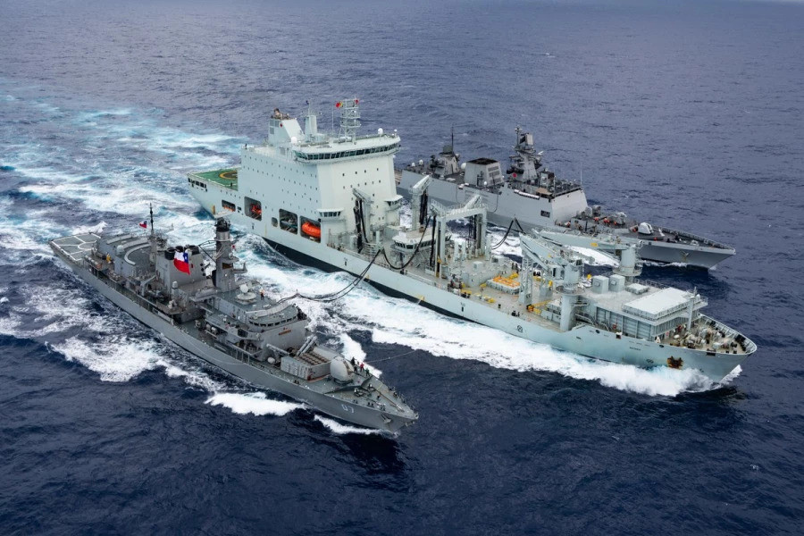 Armada de Chile en el ejercicio Rimpac foto Armada de Chile (1)