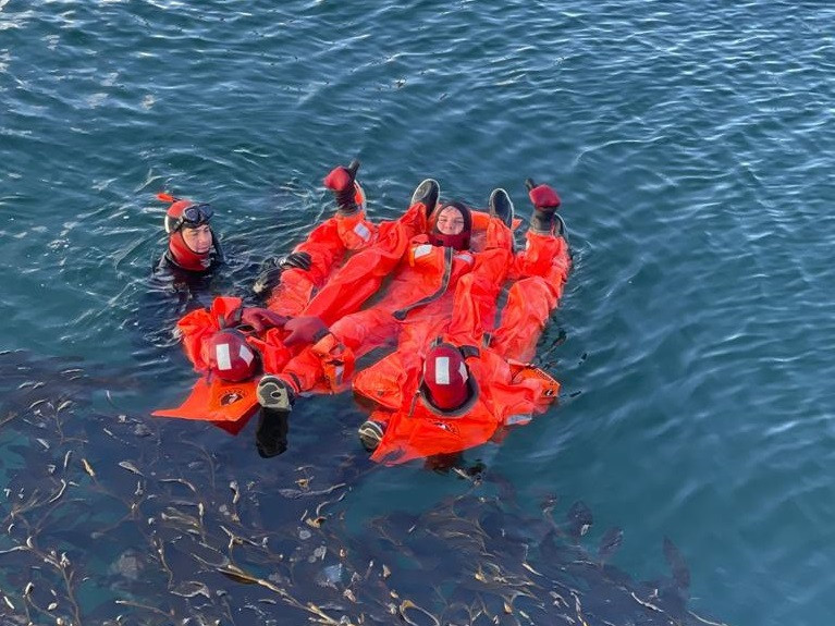 Entrenamiento Grupo Aeronaval Sur foto Armada de Chile