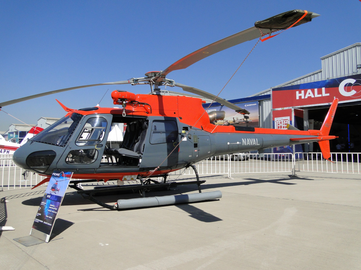 Helicu00f3ptero H125 de la Aviaciu00f3n Naval de la Armada de Chile