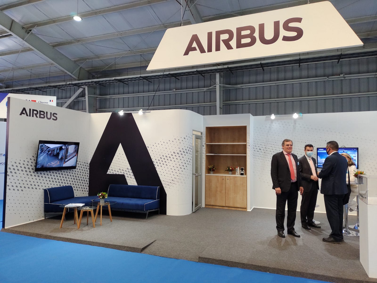 Stand de Airbus Group en Fidae 2022