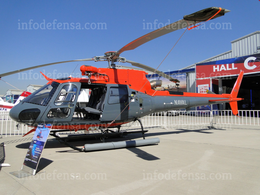 Helicóptero H125 de la Aviación Naval de la Armada de Chile