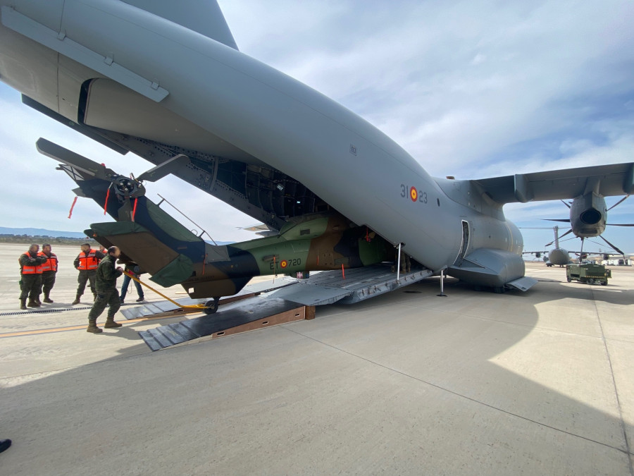 Carga de tigre en a400m ejercito del aire