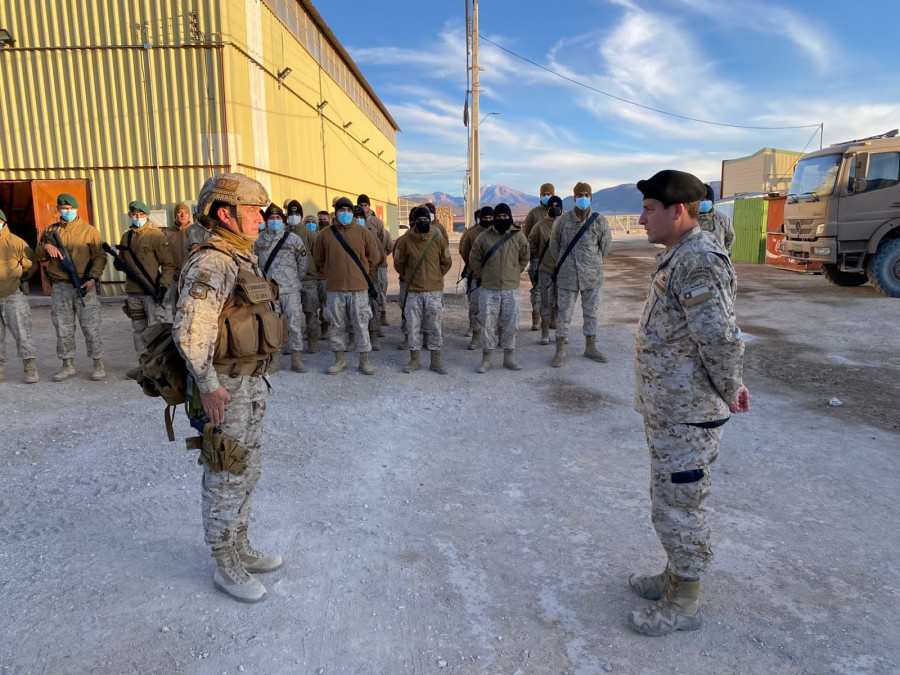 Visita CJE a personal desplegado en la frontera norte foto Ejército de Chile