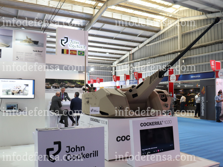 John Cockerill en Fidae 2022 foto Nicolás García