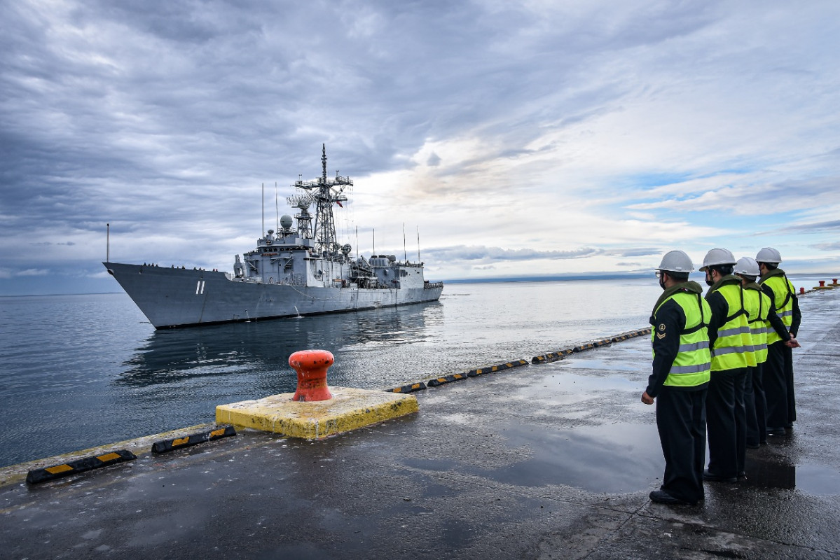 Escuadra Nacional en Magallanes foto Armada de Chile