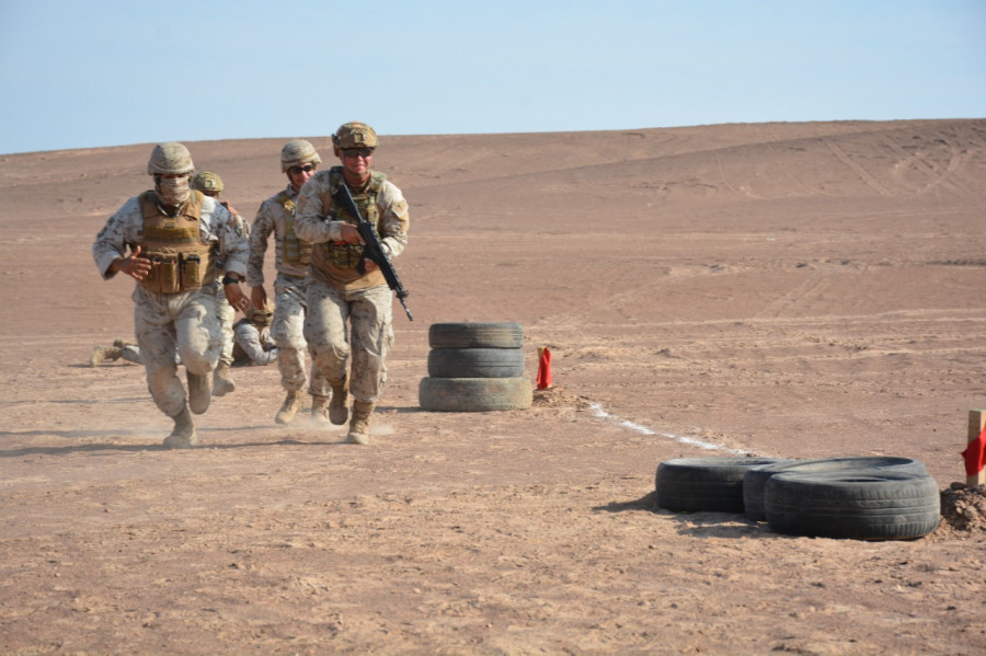 La fase final del período de entrenamiento de comandantes se realizó en el CIE Pampa Chaca de Arica foto Ejército de Chile