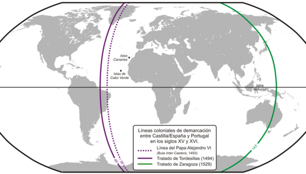 Antimeridiano Tratado Zaragoza
