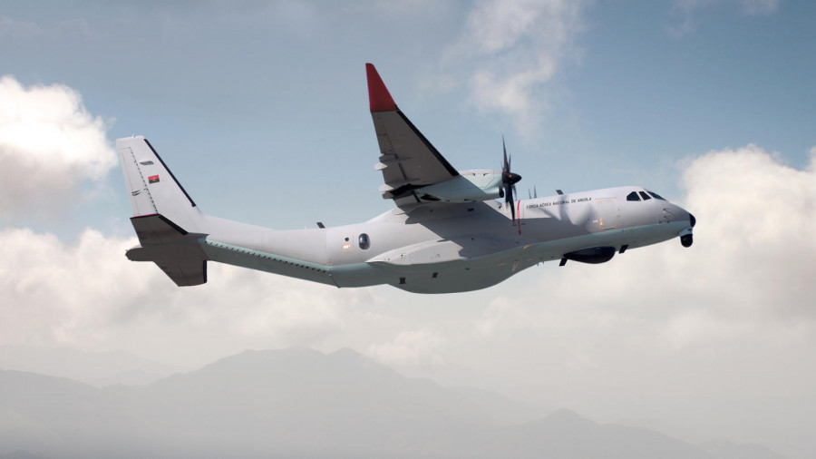 Avión C295 con los colores de Angola. Imagen Airbus