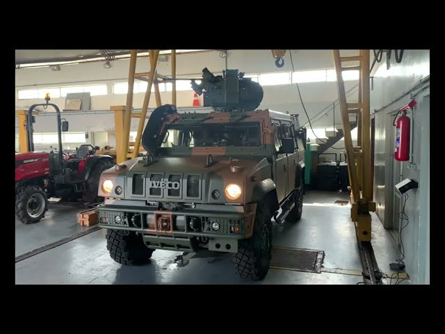 Brasil prueba con éxito el sistema Remax 4 integrado en un vehículo Iveco LMV 4x4
