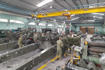 RIA M198 ECUADOR. Foto Ejército del Ecuador