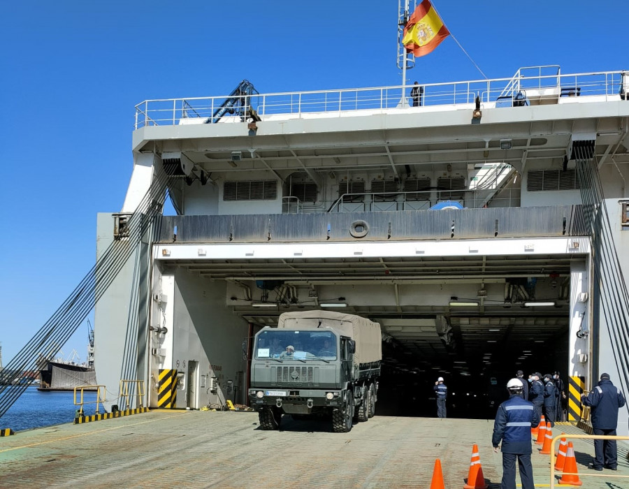 Ysabel desembarque de camion para ucrania