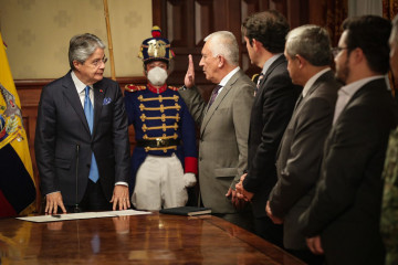 POSESIÓN MINDEFENSA ECUADOR. Foto Presidencia del Ecuador