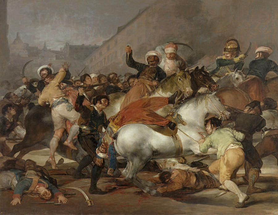 Carga de los mamelucos, Goya