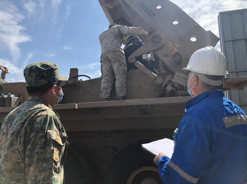 Mantenimiento SMCF Nekulpan LAR 160 foto Eju00e9rcito de Chile