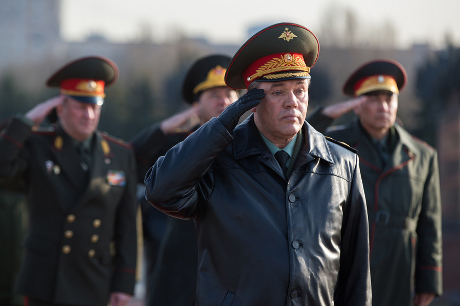 General ruso Valery Gerasimov. Foto Ministerio de Defensa de Rusia