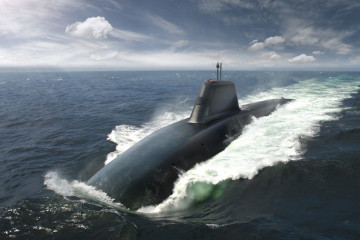 Aspecto del futuro submarino Dreadnought. Imagen Elbit Systems