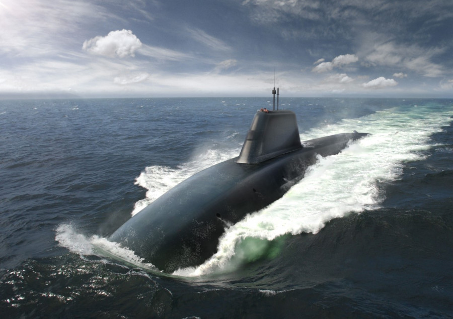 Aspecto del futuro submarino Dreadnought. Imagen Elbit Systems