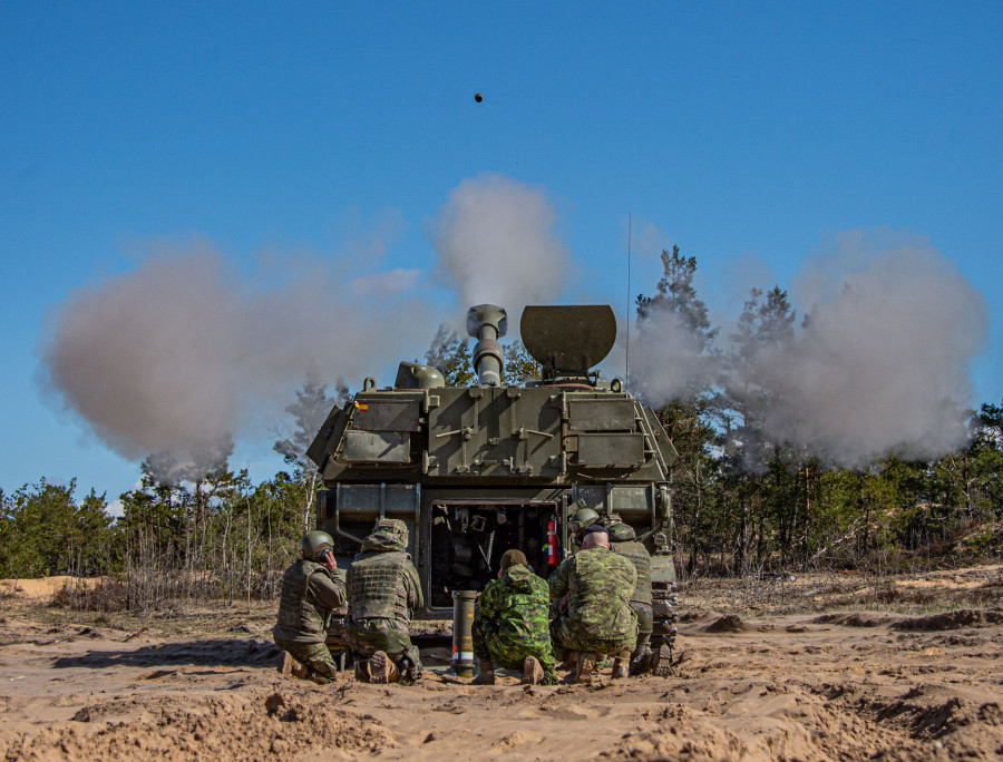 Ejercicio obus m109 letonia