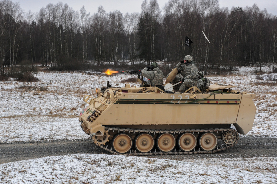 M113 del Ejército de Estados Unidos. Foto Pablo N. Piedra   US Army