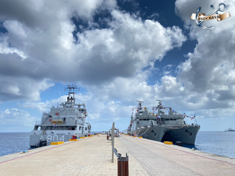 Armada de México en conjuto con Belice desarrollan Tradewinds 2022