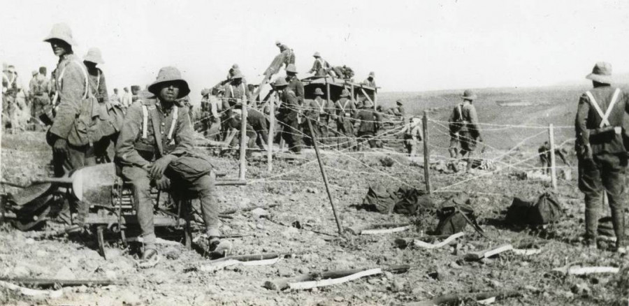 Soldados españoles en el Rif.