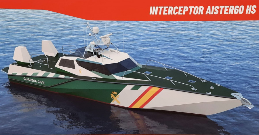 Guardia civil lancha interceptora aister