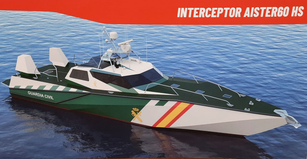 Guardia civil lancha interceptora aister