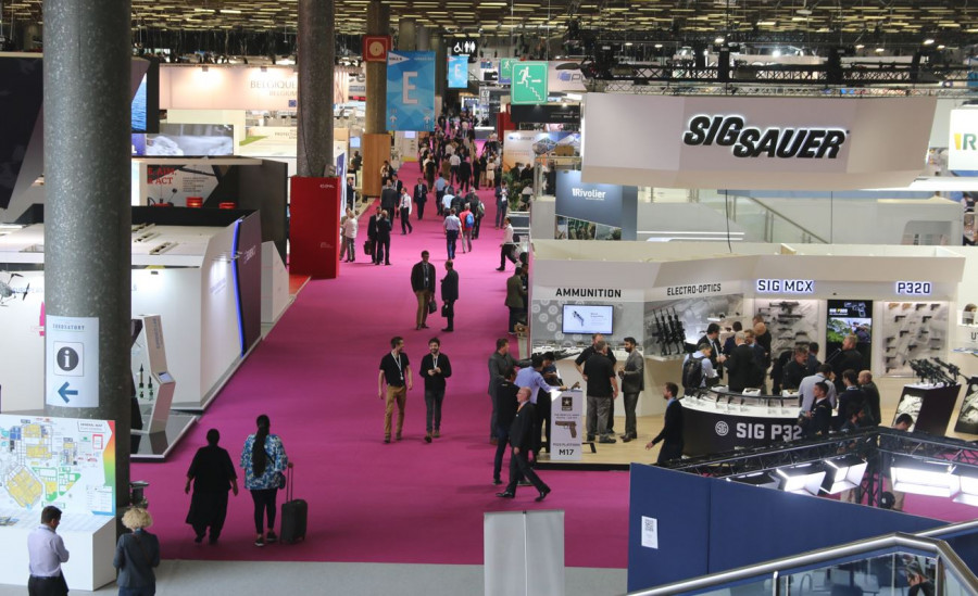 Feria de Eurosatory en su última edición. Foto Ginés Soriano Forte   Infodefensa