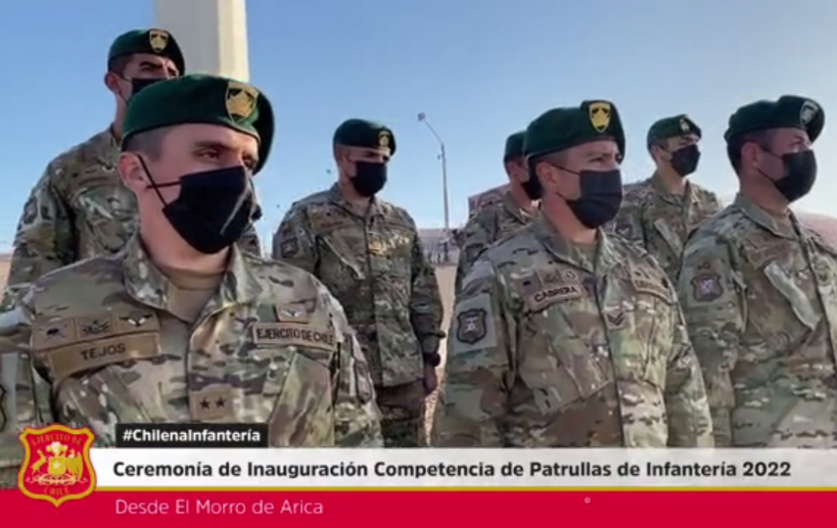 Ceremonia de Inauguraciu00f3n de la Competencia de Patrullas de Infanteru00eda 2022 Imagen Eju00e9rcito de Chile (2)