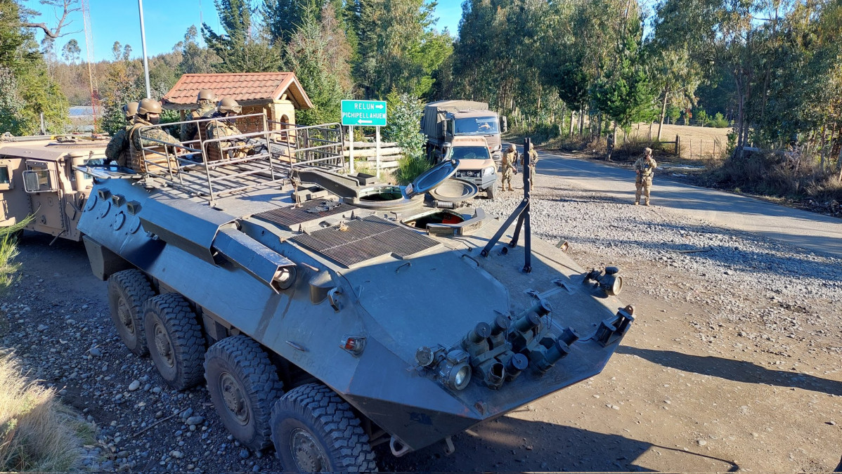 Pirau00f1a 8x8 en la Macrozona Sur Foto Eju00e9rcito de Chile