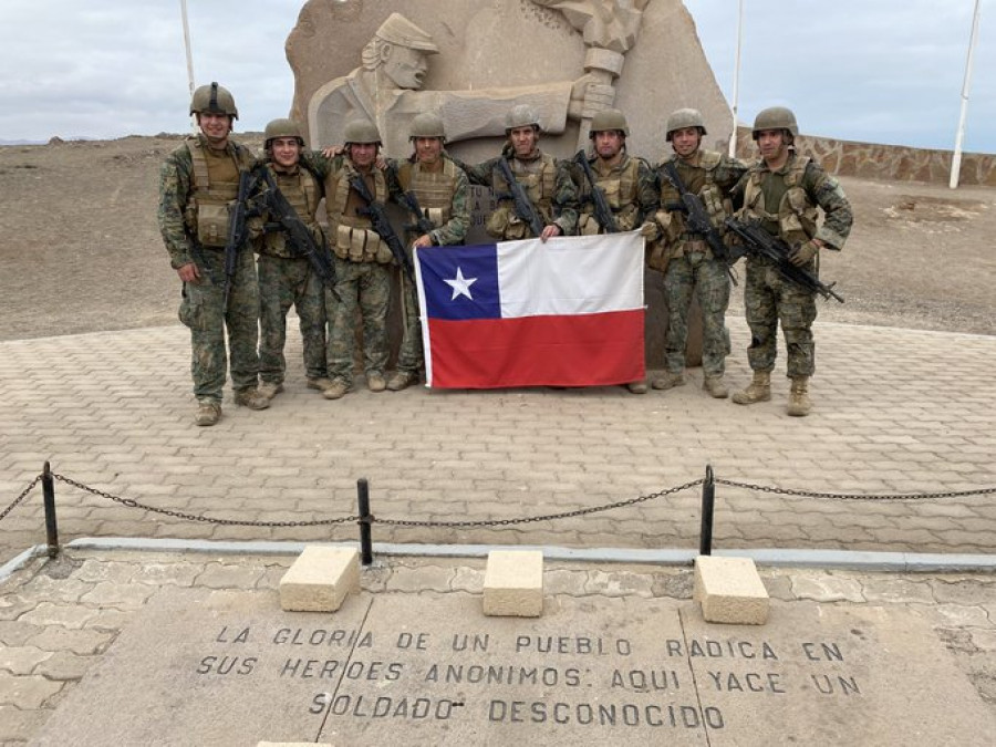 V División en el Morro de Arica Foto Ejército de Chile