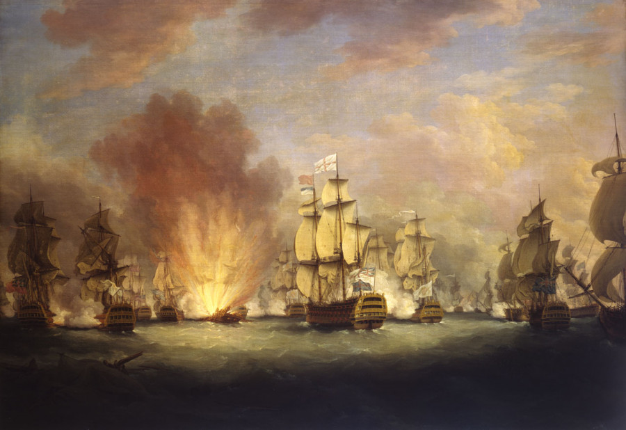 The Moonlight Battle off Cape St Vincent, 16 January 1780