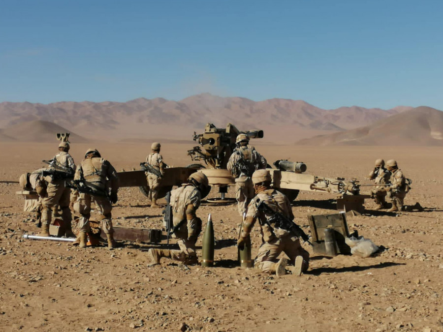 Grupo de Artillería Borgoño Foto Ejército de Chile