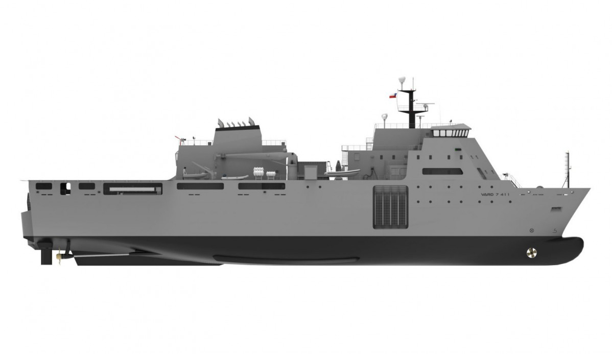 Diseu00f1o buque multiporpu00f3sito proyecto Escotillu00f3n IV Armada de Chile imagen Vard Marine 002
