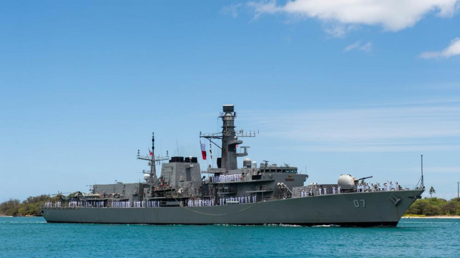 Fragata Lynch en el ejercicio Rimpac 2022 Foto Petty Officer 3rd Class Dylan Lavin US Navy