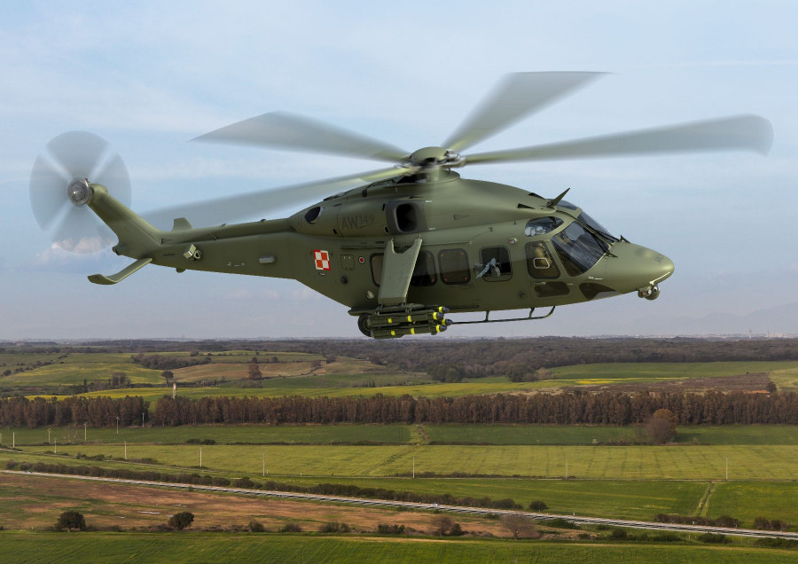 Helicóptero AW169. Imagen Leonardo