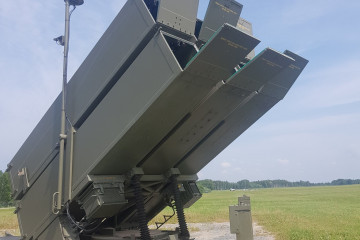 Bateria de misiles nasams en letonia